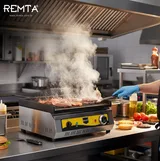 Remta 50 Cm Tam Oluklu Döküm Izgara Elektrikli 45x39 Cm RS94 - 2