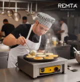 Remta 8'li Krep Pişirici Elektrikli KR6 - 3