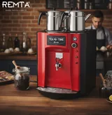 Remta Premium Şamandıralı 3 Demlikli Jumbo Çay Makinesi DE10SP - 5