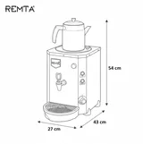 Remta Tek Demlikli Mini Jumbo Çay Makinesi DE14 - 7