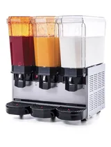 Samixir Klasik Triple Soğuk İçecek Dispenseri Fıskiyeli ve Karıştırıcılı 20+20+20 Lt Inox 60.SMMI - 2