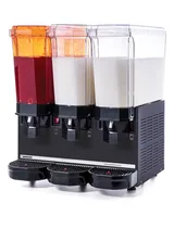 Samixir Klasik Triple Soğuk İçecek Dispenseri Fıskiyeli ve Karıştırıcılı 20+20+20 Litre Siyah 60.SMMB - 2