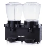 Samixir Panaromik Analog Twin Soğuk İçecek Dispenseri Fıskiyeli ve Karıştırıcılı 22+22 Litre Siyah SM44.AB - 2