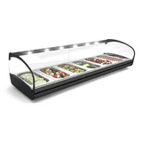 Sayl Shark Bano Maria Sıcak Teşhir Dolabı 6 GN 1/3 Kapasiteli Ledli 119x39x27 cm CK6L - 2