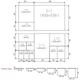 Üret Gastronom Küvet GN 2/3 Standart - 2