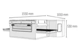 Venarro Konveyörlü Pizza Fırını Elektrikli 410 mm DYK-1410E - 3