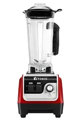 Vosco Manuel Buz Kırıcı Bar Blender 2 Litre Kırmızı HS-206 - 2