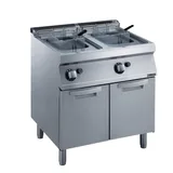 Zanussi Dolaplı 7+7 Litre Endüstriyel Fritöz Gazlı 80x70x85 cm 372069 - 2