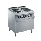 Zanussi Yuvarlak Plate Kuzine Ocak Elektrikli Dörtlü 80x70x85 cm 372016 - 2
