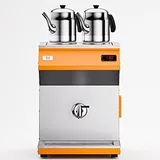 Anka Pro Chef Çay Makinesi, 2 Demlikli, 15 Litre, Turuncu - Görsel 2