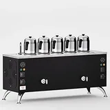 Anka Pro Compact Çay Kazanı, Elektrikli, 5 Demlikli, 50 Litre, Siyah - Görsel 2