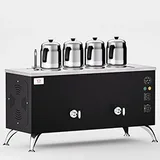 Anka Pro Compact Çay Kazanı, Elektrikli, 4 Demlikli, 40 Litre, Siyah - Görsel 2