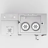 Anka Turbo Çay Kazanı, Hibrit, 2 Demlikli, 20 Litre, Inox - Görsel 2