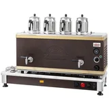 Ateşe Silver Analog Çay Kazanı, Statik Boyalı, Gazlı Elektrikli, 4 Demlikli - Görsel 2