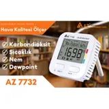AZ 7732 Karbondioksit Sıcaklık Nem Ölçer - Görsel 3