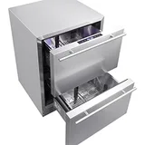 Berfmann BUR113-DSS Tezgah Altı Ankastre Buzdolabı, Çift Çekmeceli, 113 lt - Görsel 3