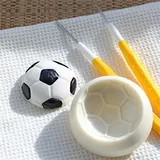 Beysa Futbol Topu Silikon Kalıp 2 Parça - Görsel 2