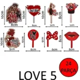 Beysa Love 5 Pasta Süsü, 24 Parça - Görsel 2