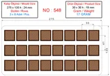 Beysa MFS Çikolata Kalıbı, No: 0548 - Görsel 2