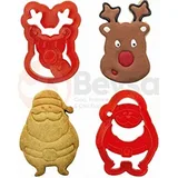 Beysa Noel Baba Ve Geyik Yılbaşı Kurabiye Kalıbı - Görsel 2