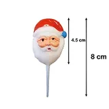 Beysa Noel Baba Yılbaşı Pasta Süsü, 25li Paket - Görsel 2