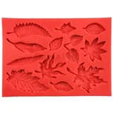 Beysa Surenapart M864 12li Yaprak Silikon Şeker Hamuru Kalıbı, 12x15 cm - Görsel 2