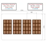 Beysa Tablet Dubai Çikolata Kalıbı, 150 gr - Görsel 2
