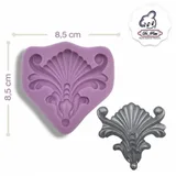 Beysa Tekli Elegant Silikon Şeker Hamuru Kalıbı,8,5x8,5 cm - Görsel 2