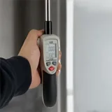 Cem DT-1880 Kızgın Tel Hava Hızı ve Sıcaklık Ölçer Anemometre, Kayıt Özellikli - Görsel 3
