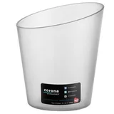 Corona Professional Polikarbon Buz Kovası, Yarım Kesimli, Küçük, BO598, Siyah - Görsel 2