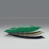 Zicco Defne Model Melamin Teşhir Tabağı, Uzun, 36x13 cm - Görsel 2