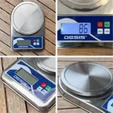 Desis KFS S1 Paslanmaz Dijital Terazi 5 kg, 1 gr Hassasiyetli - Görsel 3