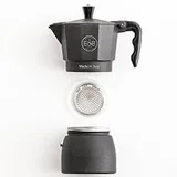 E&B Lab Mokapot Paslanmaz Çelik Filtre, 3T-3 Cup - Görsel 2