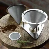 E&B Lab Paslanmaz Çelik Dripper, Ultra İnce - Görsel 2