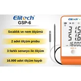 Elitech GSP-6 Çift Kablolu Sıcaklık ve Nem Veri Kaydedici Datalogger - Görsel 3