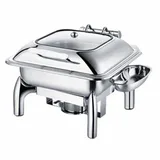Epinox Chafing Dish Hidrolik Kapaklı, 6 l, 2/3, Cdh 6 - Görsel 2