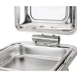 Epinox Chafing Dish Hidrolik Kapaklı, 6 l, 2/3, Cdh 6 - Görsel 3