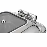 Epinox Chafing Dish, Hidrolik Kapaklı, 6 l, 2/3, CDH-6G - Görsel 3
