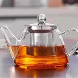 Epinox VD-500M Çelik Süzgeçli Cam Demlik, V Model, 500 ml - Görsel 2