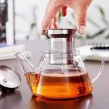 Epinox VD-500M Çelik Süzgeçli Cam Demlik, V Model, 500 ml - Görsel 3