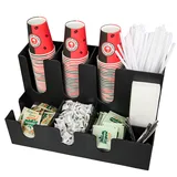 Groovy Plastik Karton Bardak Standı, Organizatör, 42x24x23 cm - Görsel 3
