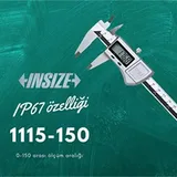İnsize 1115-150 Su Geçirmez Dijital Kumpas IP67, 0-150 mm - Görsel 2