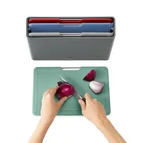 Joseph Joseph Folio Regular Kesme Tahtası Seti, 4lü, Grafit - Görsel 3