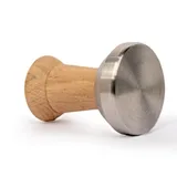 Kumtel Ahşap Ağaç Saplı Tamper, Krom - Görsel 2