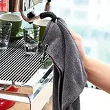 Liber LBR-05 Barista Cloth Eko Askı Kancalı Barista Temizlik Bez Seti, 2 Adet, 40x40 cm - Görsel 2