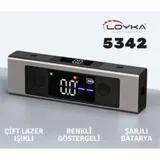 Loyka 5342 Mini Dijital Eğim Ölçer, Lazerli - Görsel 3