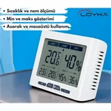 Loyka DTH-150 Geniş Ekranlı Sıcaklık Nem Ölçer - Görsel 3