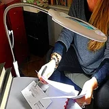 Loyka StandMag Ayaklı Esnek Boyunlu Ledli Büyüteç - Görsel 3