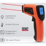 LYK DT8016H Çift Lazerli Lazer Termometre, 1600C - Görsel 2
