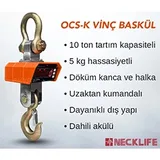 Necklife OCS-K Dijital Vinç Baskülü, 10 Ton, 5 kg Hassasiyetli - Görsel 2